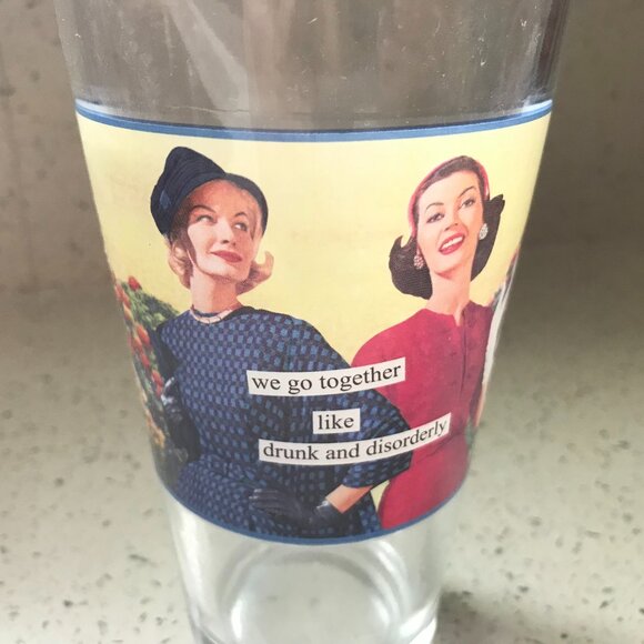 Anne Taintor Drinking Glass Funny - Picture 2 of 5